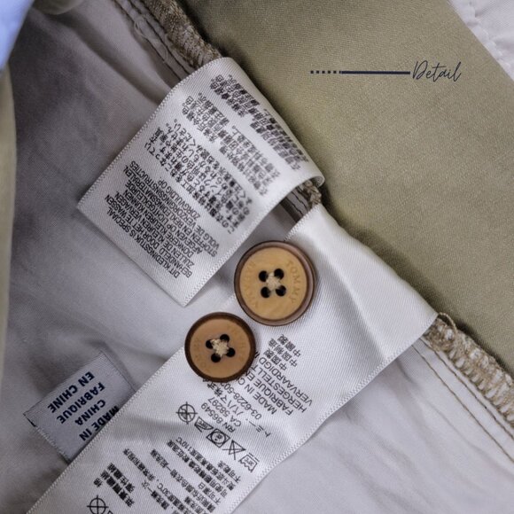 KHAKI / BEIGE FLAT FRONT TOMMY BAHAMA SHORT FOR MEN SIZE 40 - Picture 6 of 9